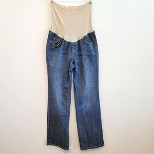 💕 American Star Maternity Bootcut Dark Wash Jeans Women's Size Large Maternity